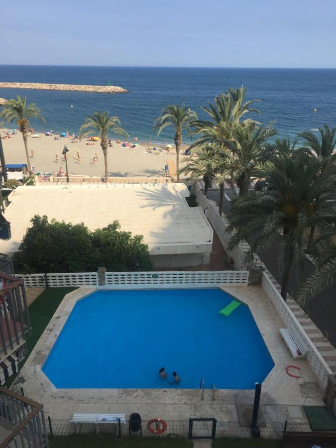 Apartamento Con Vistas Al Mar. Primera Linea De Playa. 아구아둘세 외부 사진